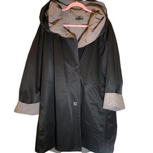 Eileen Fisher Reversible Rain Coat